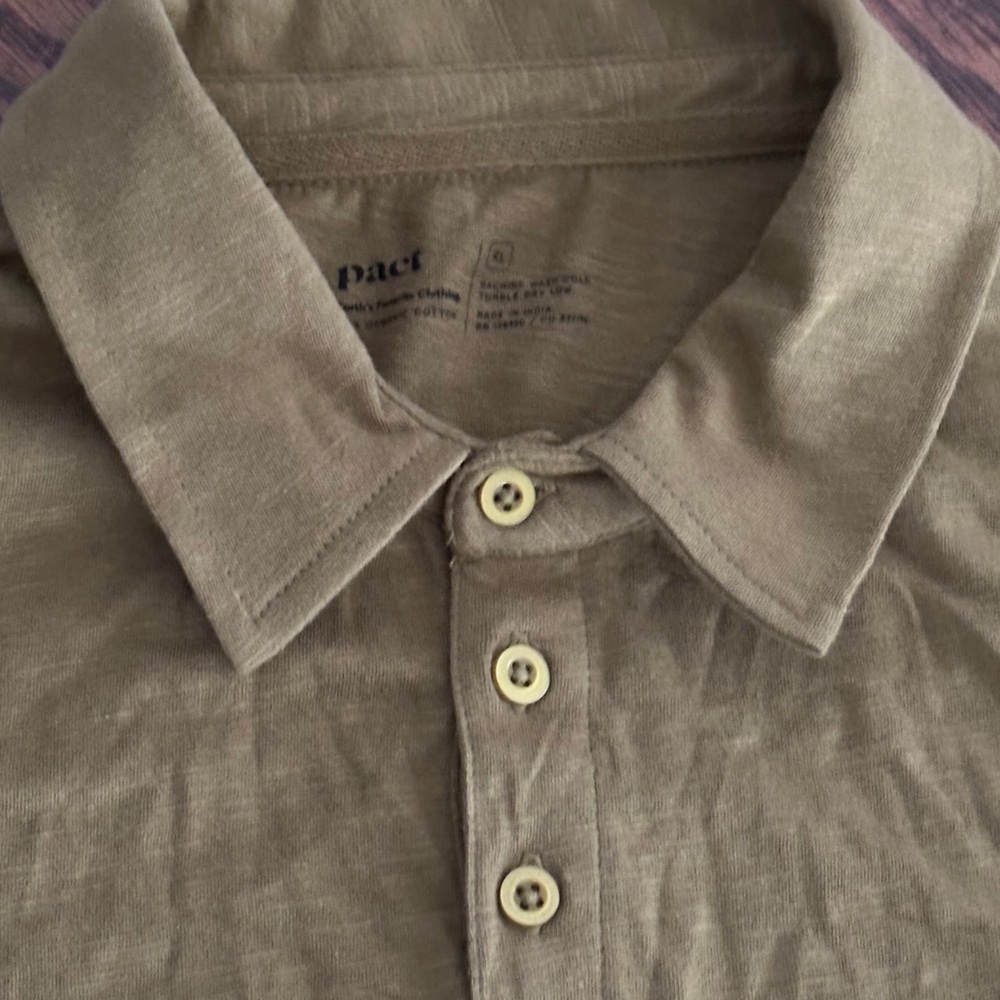 NEW Pact Organic Cotton Polo Shirt • XL - Picture 4 of 4